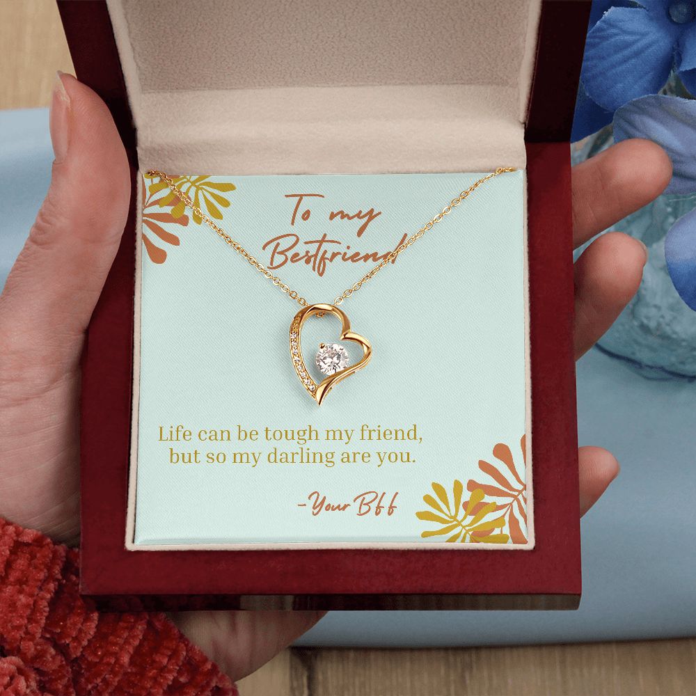 You Are Tough - Forever Love Necklace For Best Friend