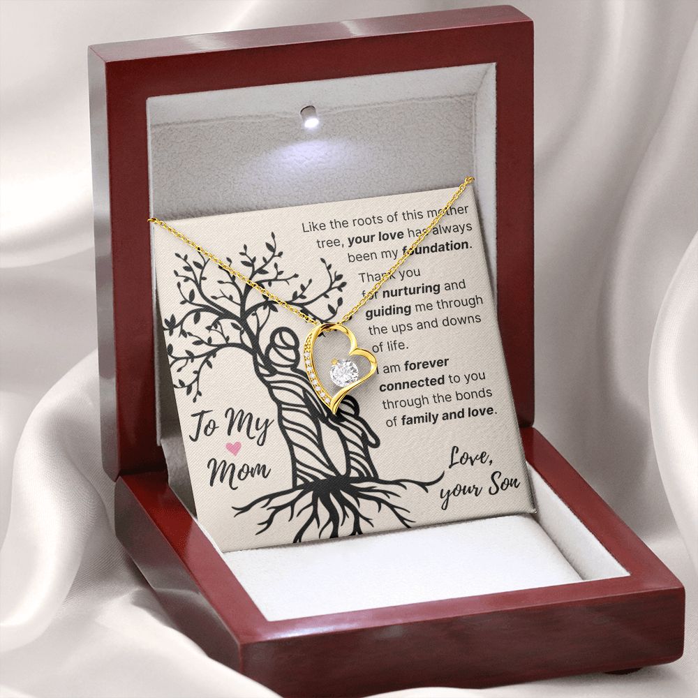 Your Love, My Foundation - Forever Love Necklace For Mom