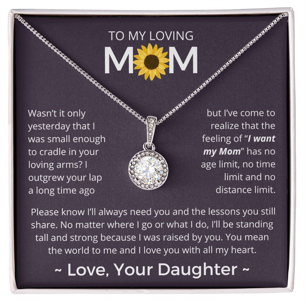 You Mean The World To Me - Eternal Hope Necklace For Mom