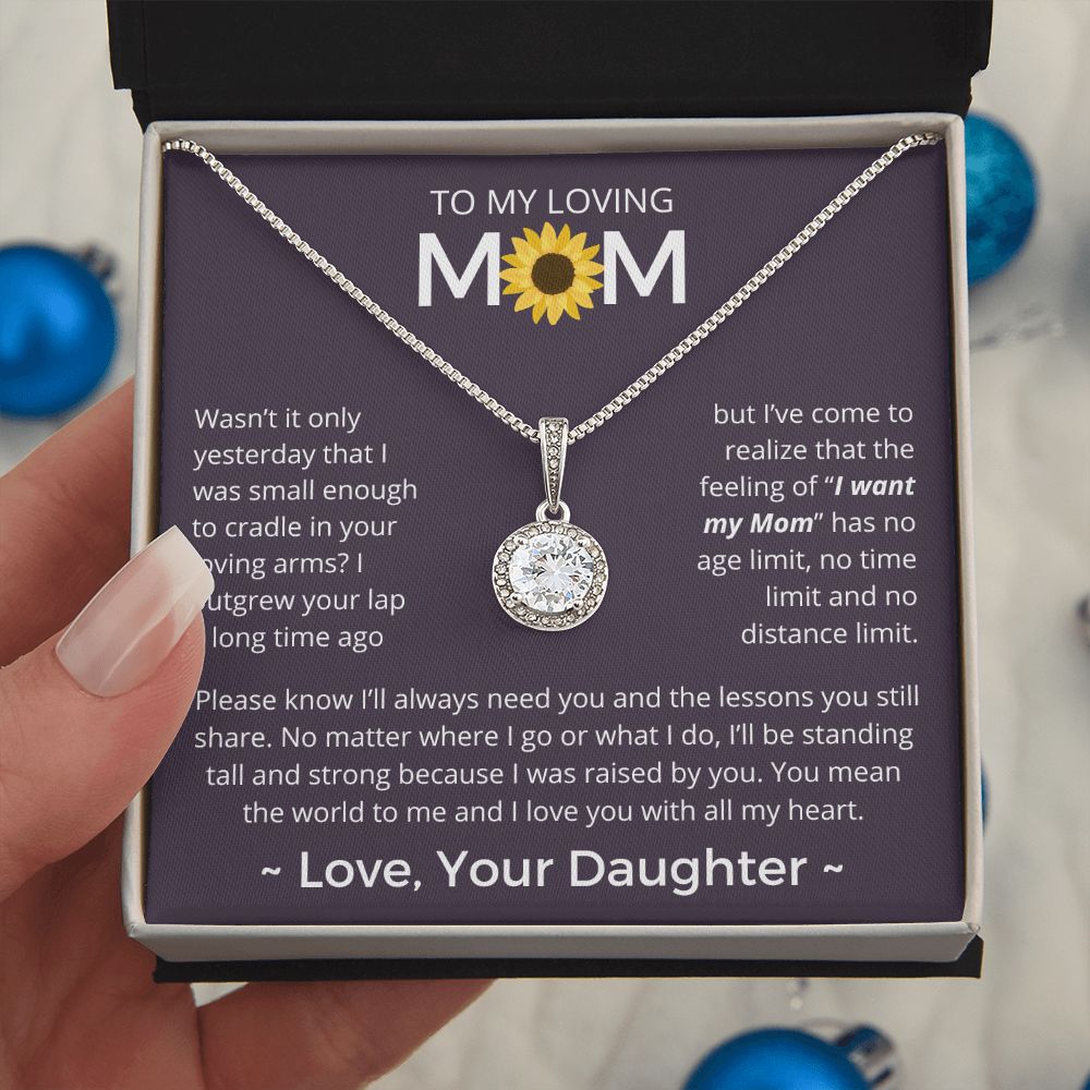 You Mean The World To Me - Eternal Hope Necklace For Mom