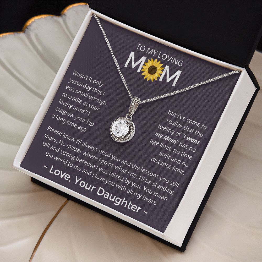 You Mean The World To Me - Eternal Hope Necklace For Mom