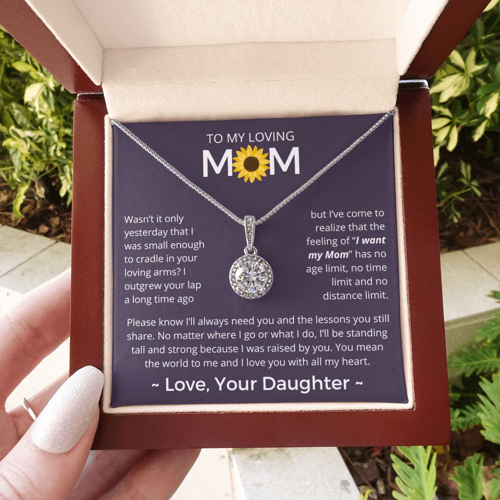 You Mean The World To Me - Eternal Hope Necklace For Mom
