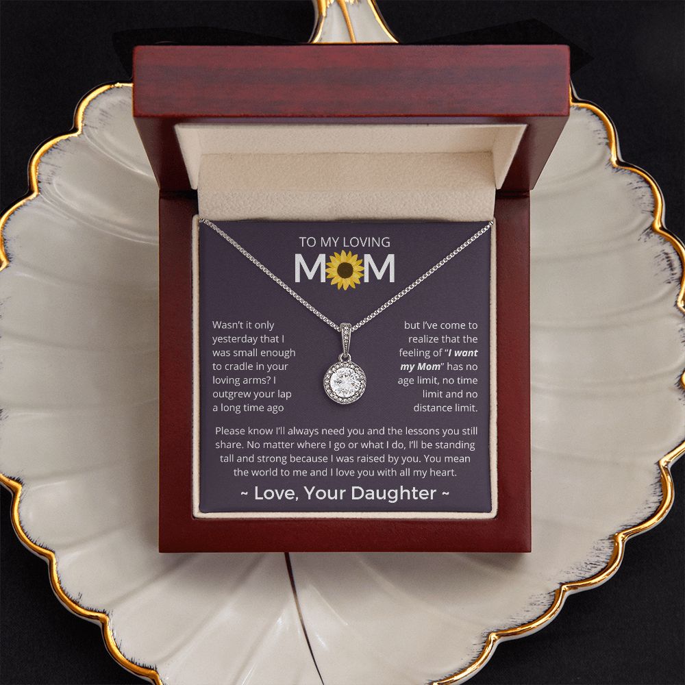 You Mean The World To Me - Eternal Hope Necklace For Mom