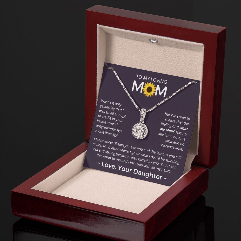 You Mean The World To Me - Eternal Hope Necklace For Mom