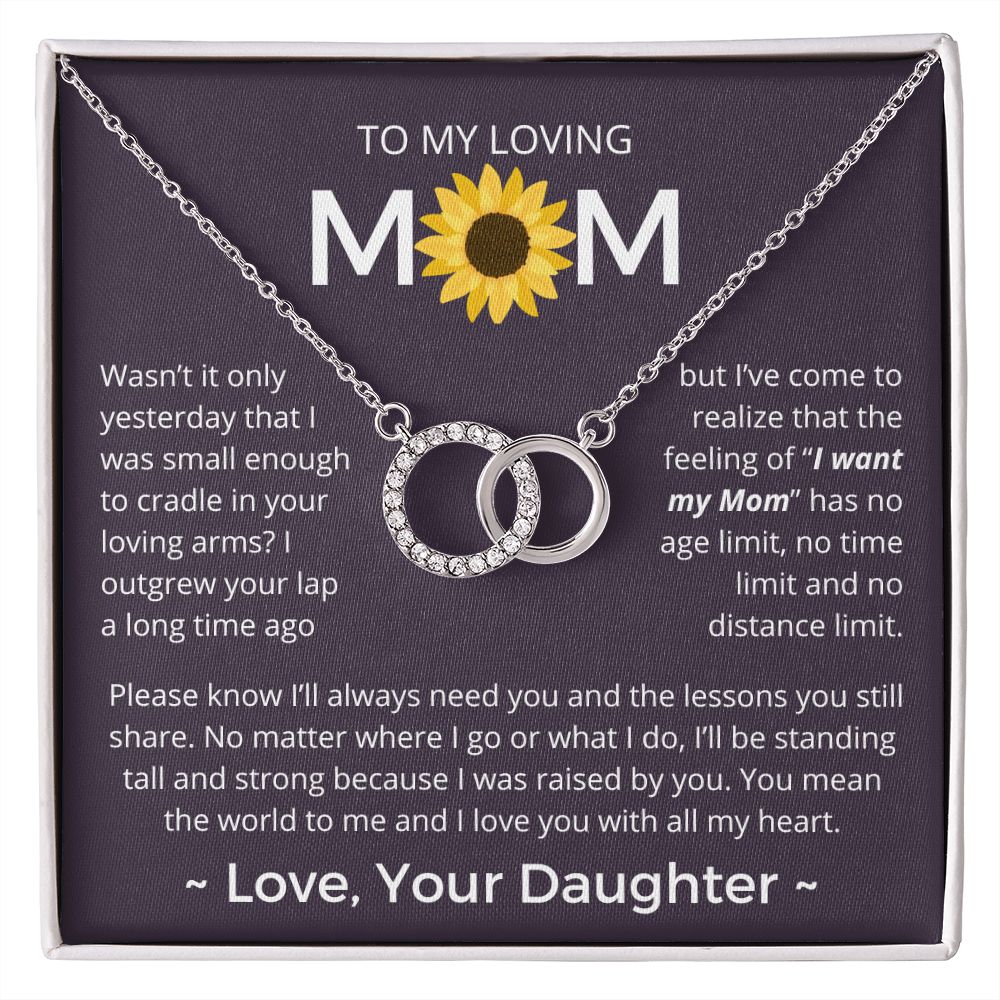 You Mean The World To Me - Perfect Pair Necklace For Mom