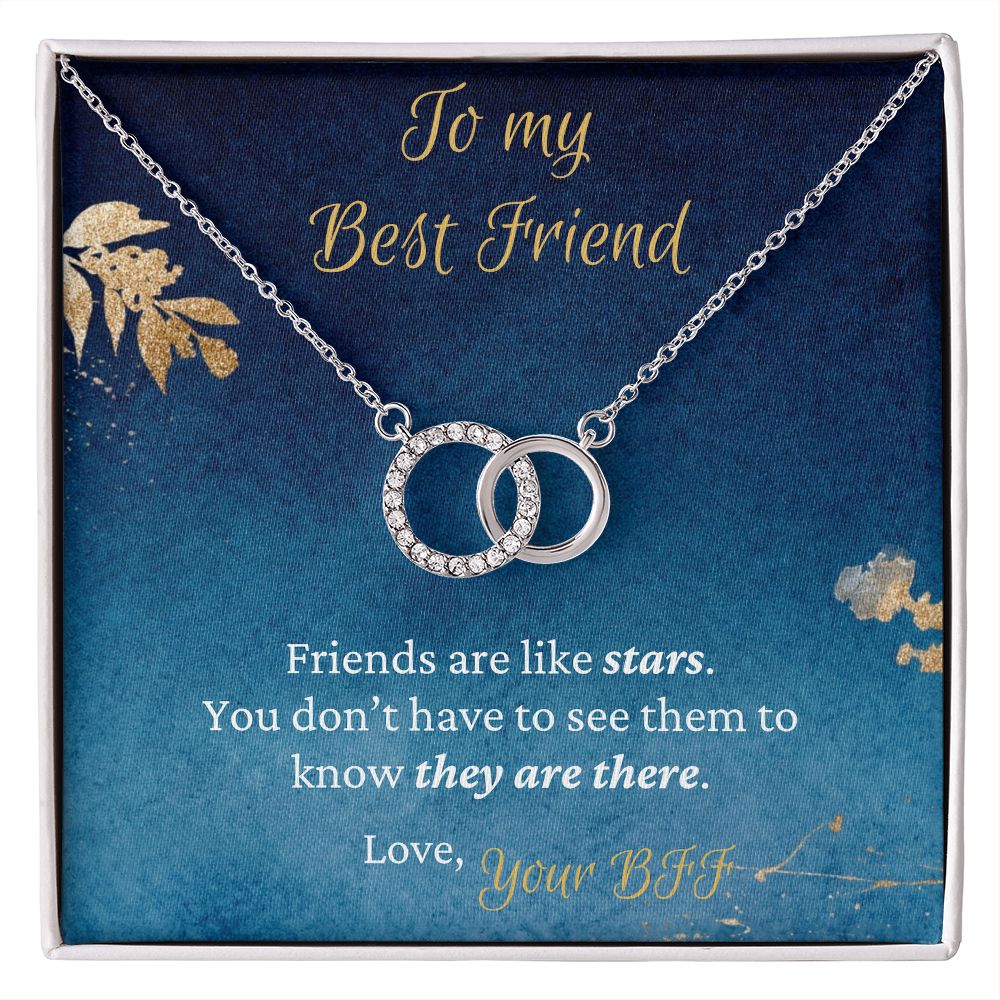 Friends Are Like Stars - Perfect Pair Necklace For Best Friend