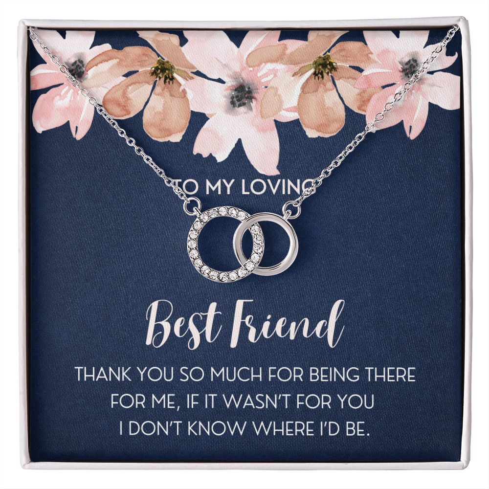 There For Me - Perfect Pair Necklace For Best Friend