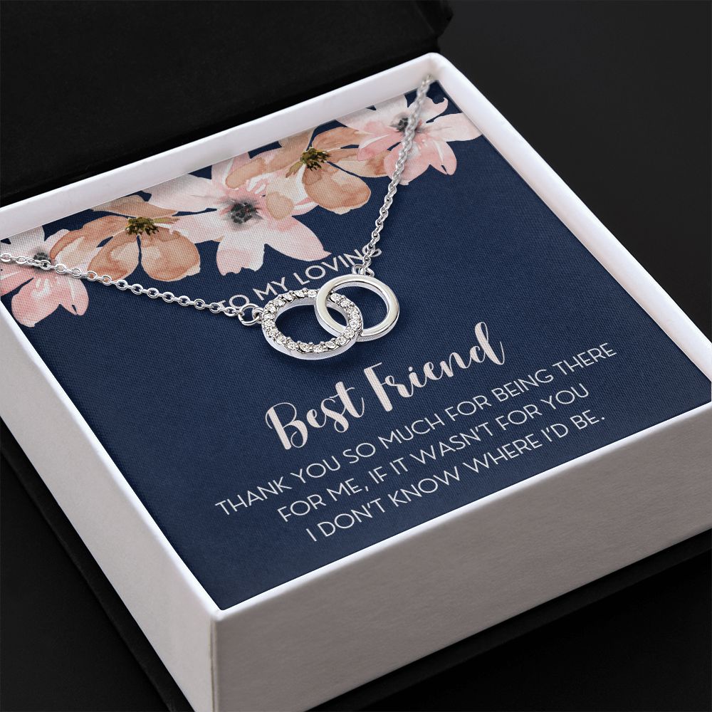 There For Me - Perfect Pair Necklace For Best Friend