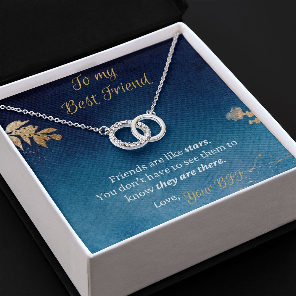 Friends Are Like Stars - Perfect Pair Necklace For Best Friend