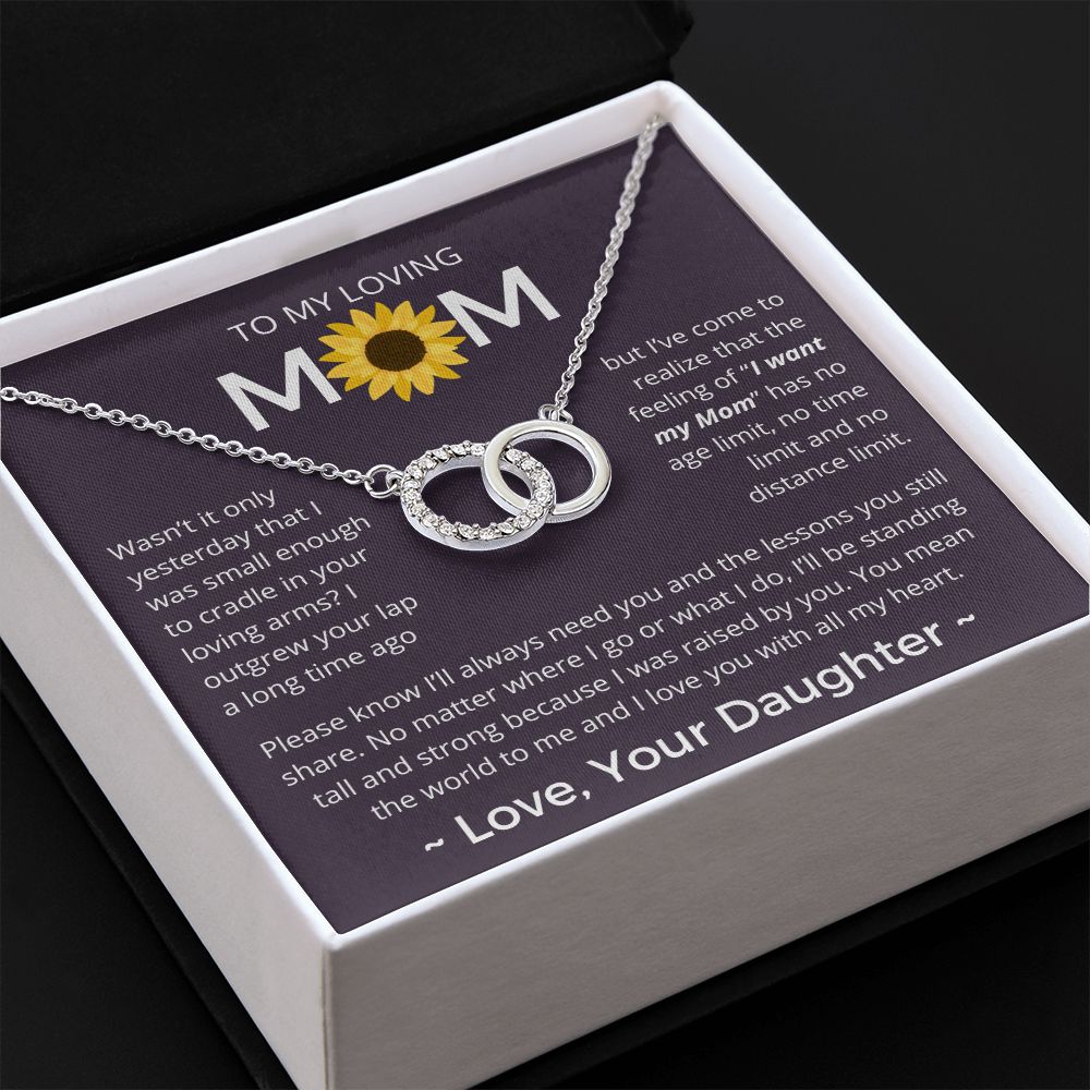 You Mean The World To Me - Perfect Pair Necklace For Mom