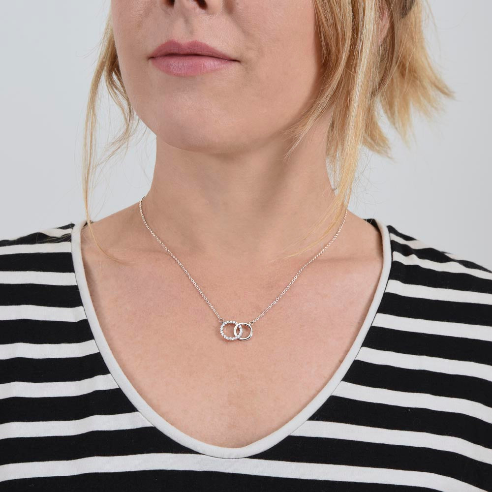 You Mean The World To Me - Perfect Pair Necklace For Mom
