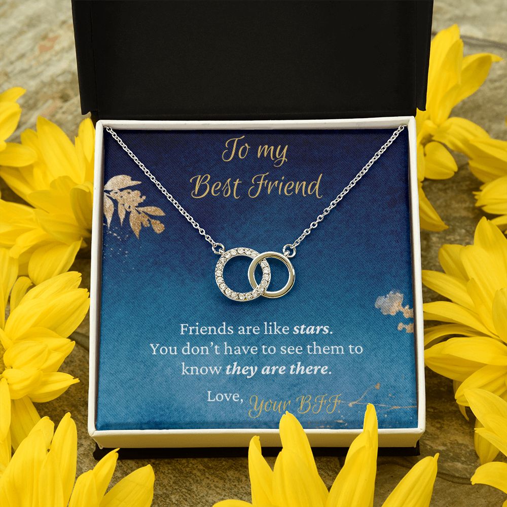 Friends Are Like Stars - Perfect Pair Necklace For Best Friend