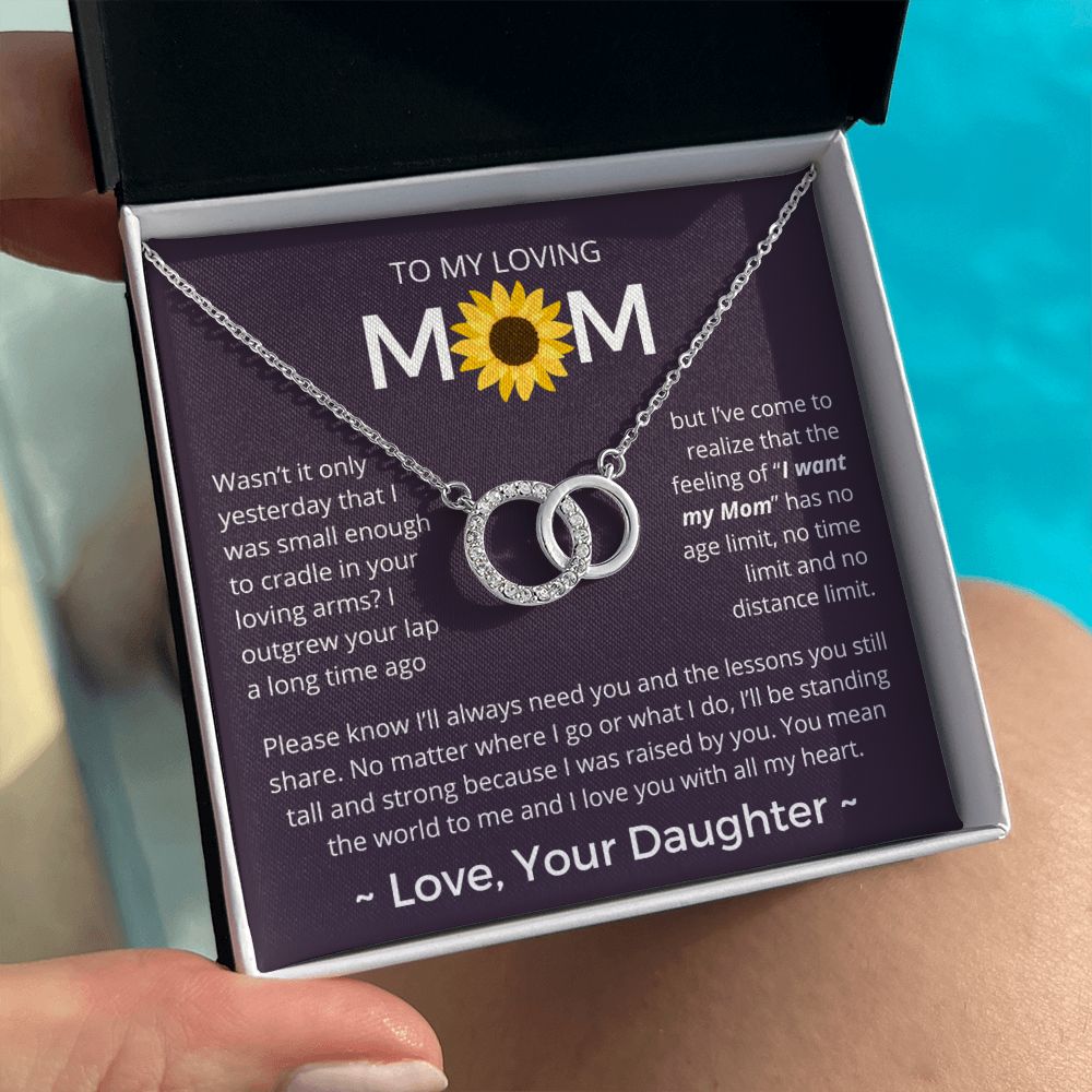 You Mean The World To Me - Perfect Pair Necklace For Mom