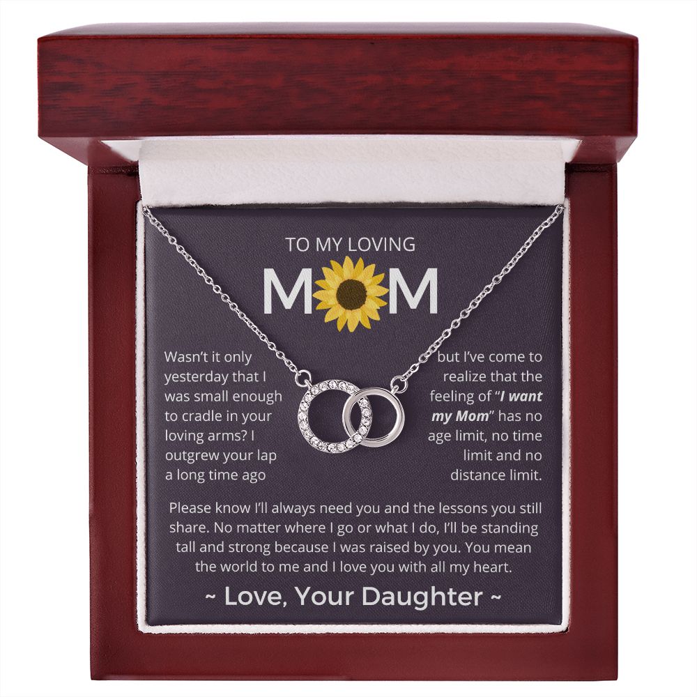 You Mean The World To Me - Perfect Pair Necklace For Mom