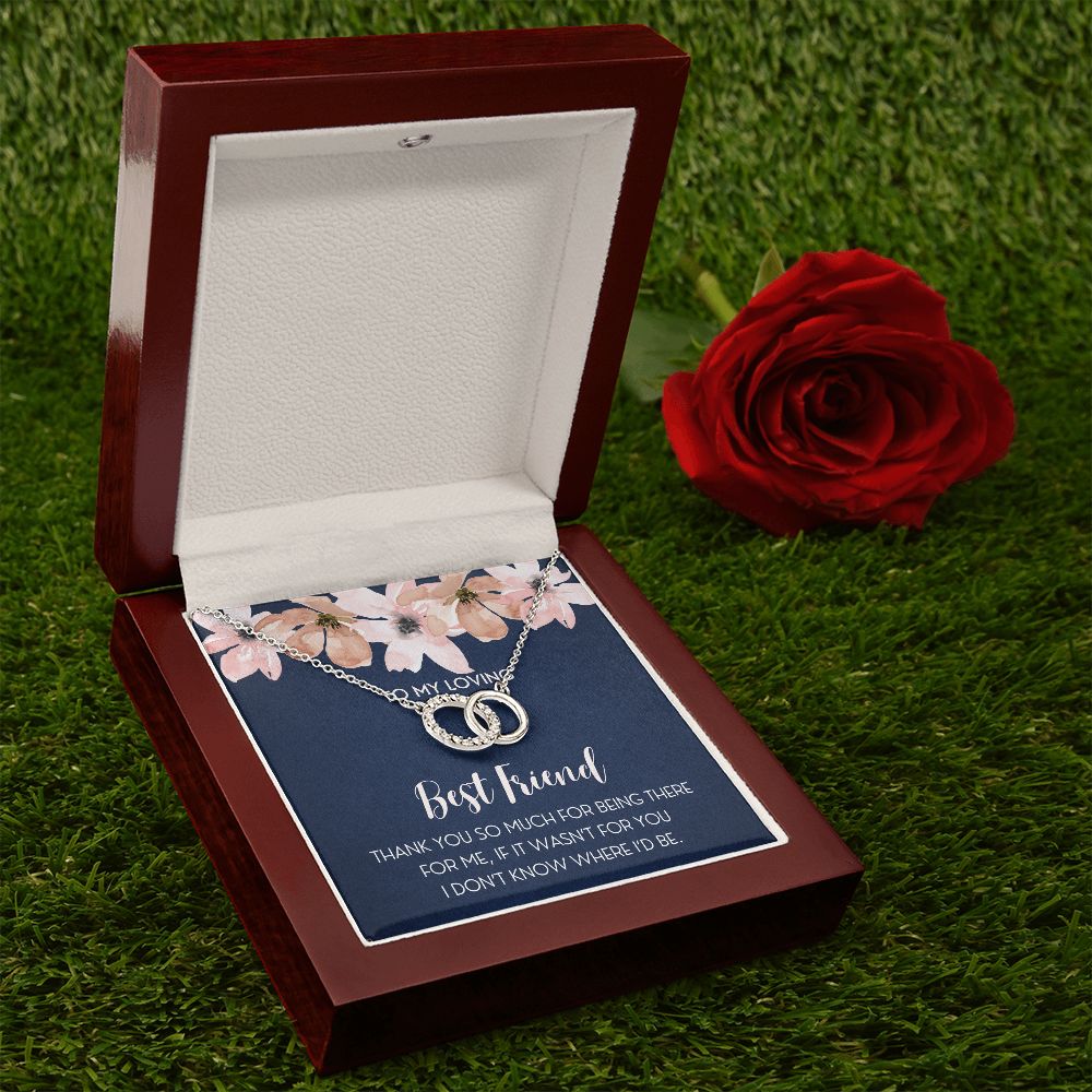 There For Me - Perfect Pair Necklace For Best Friend