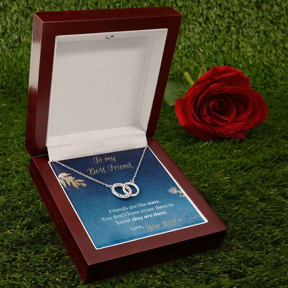Friends Are Like Stars - Perfect Pair Necklace For Best Friend