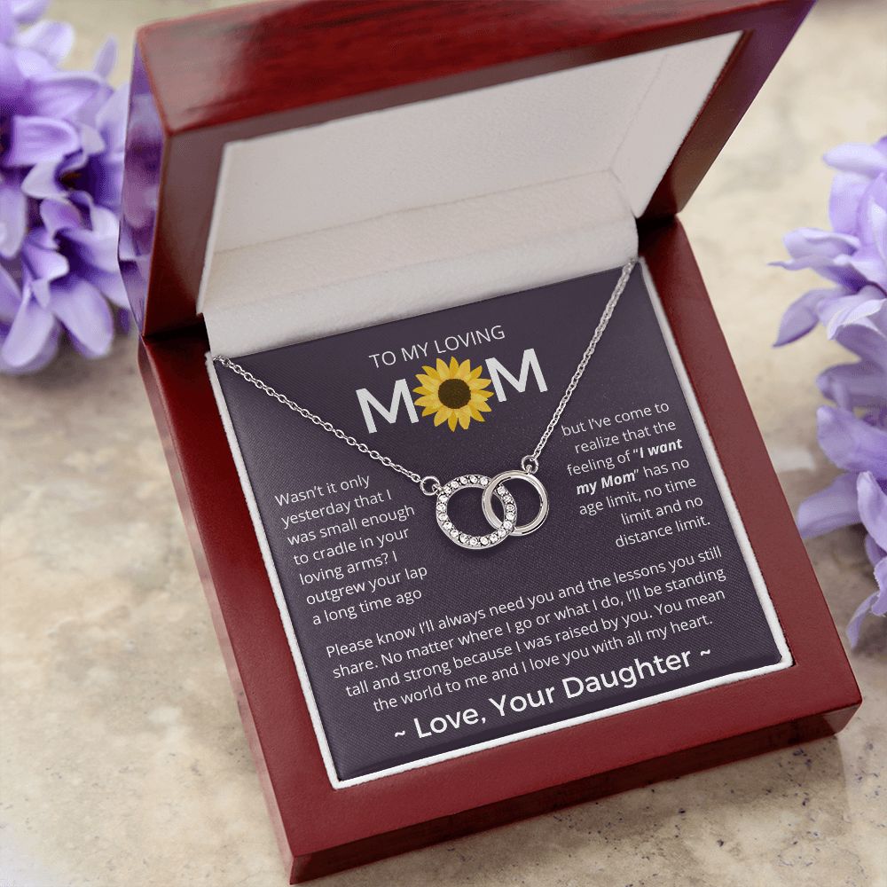 You Mean The World To Me - Perfect Pair Necklace For Mom
