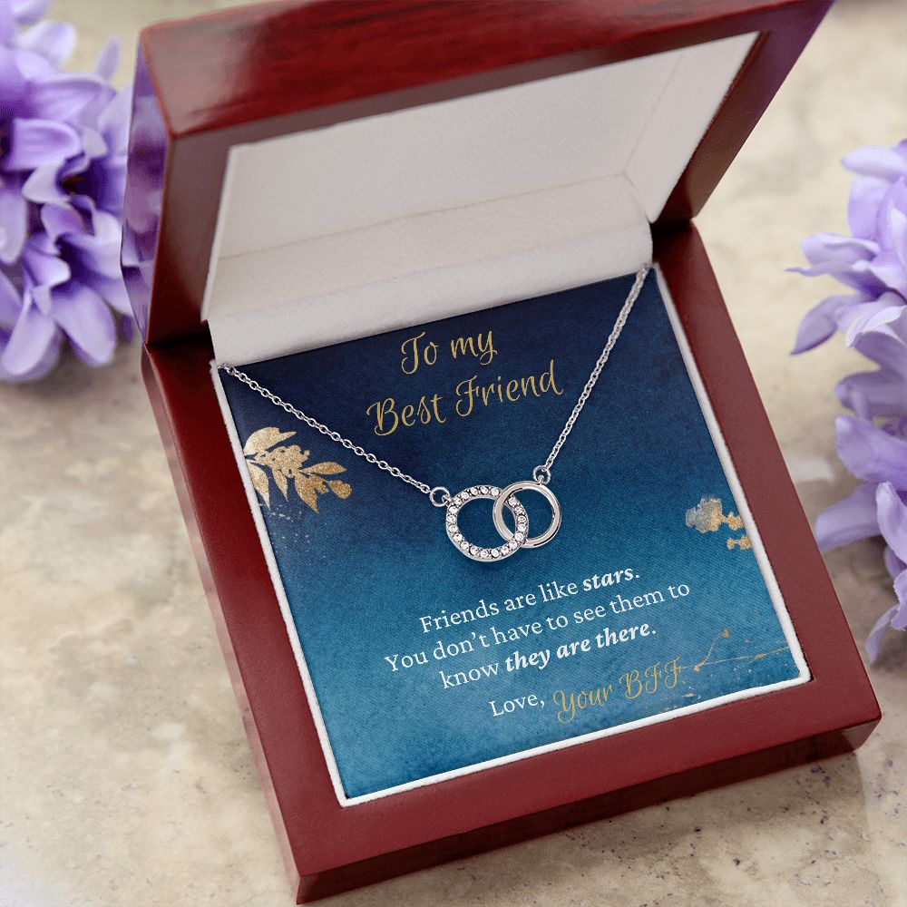 Friends Are Like Stars - Perfect Pair Necklace For Best Friend