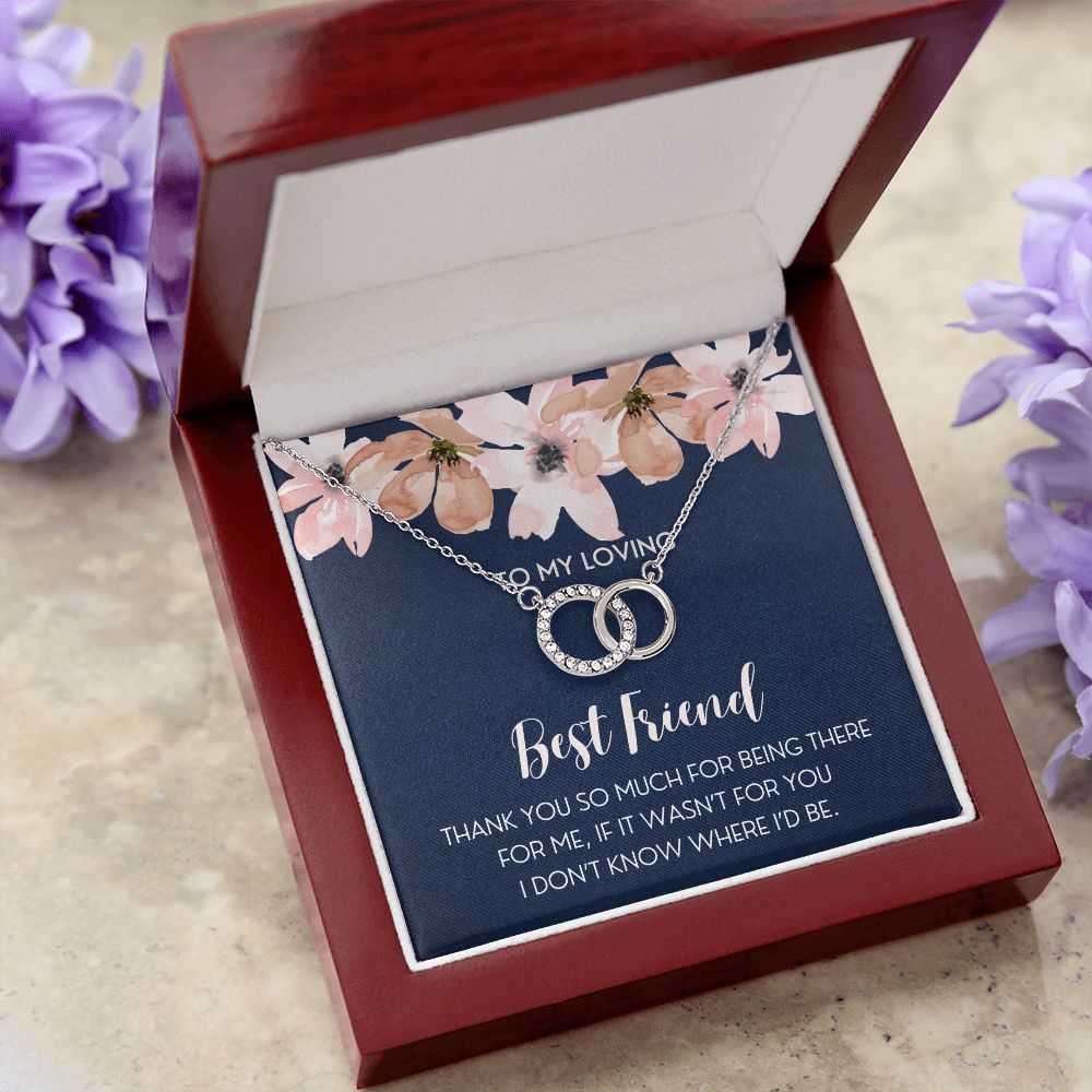 There For Me - Perfect Pair Necklace For Best Friend