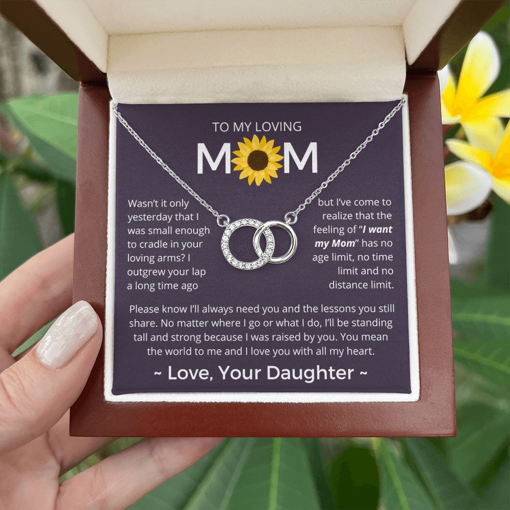 You Mean The World To Me - Perfect Pair Necklace For Mom