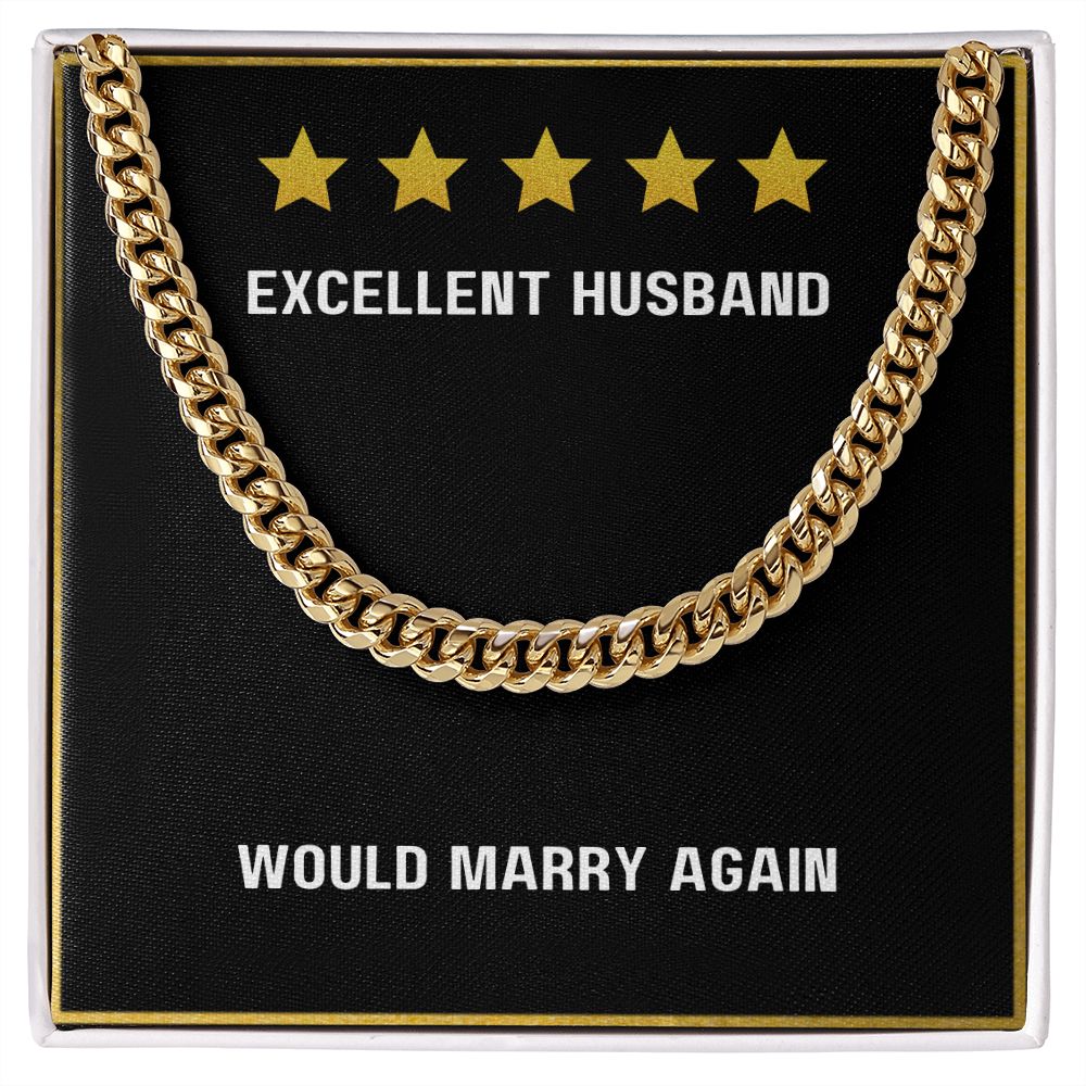 Excellent Husband - Cuban Link Chain