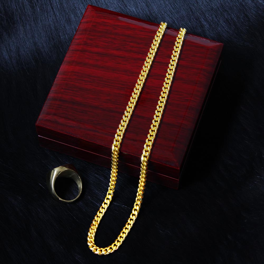 Nothing Ordinary About Our Love - Length Adjustable Cuban Link Chain For Husband
