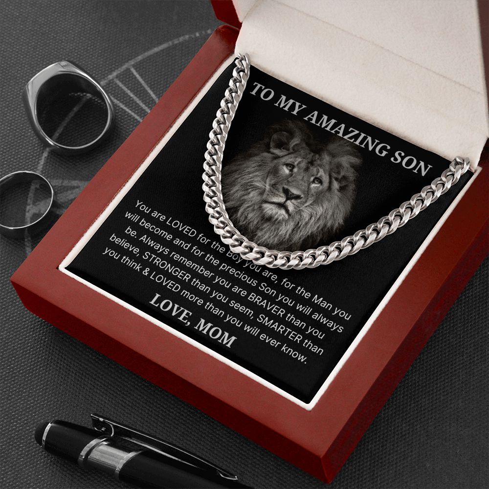 Precious Son - Length Adjustable Cuban Link Chain For Son