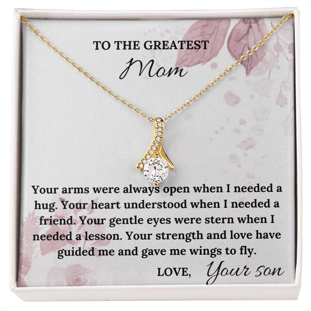 You Gave Me Wings To Fly - Alluring Beauty Necklace For Mom