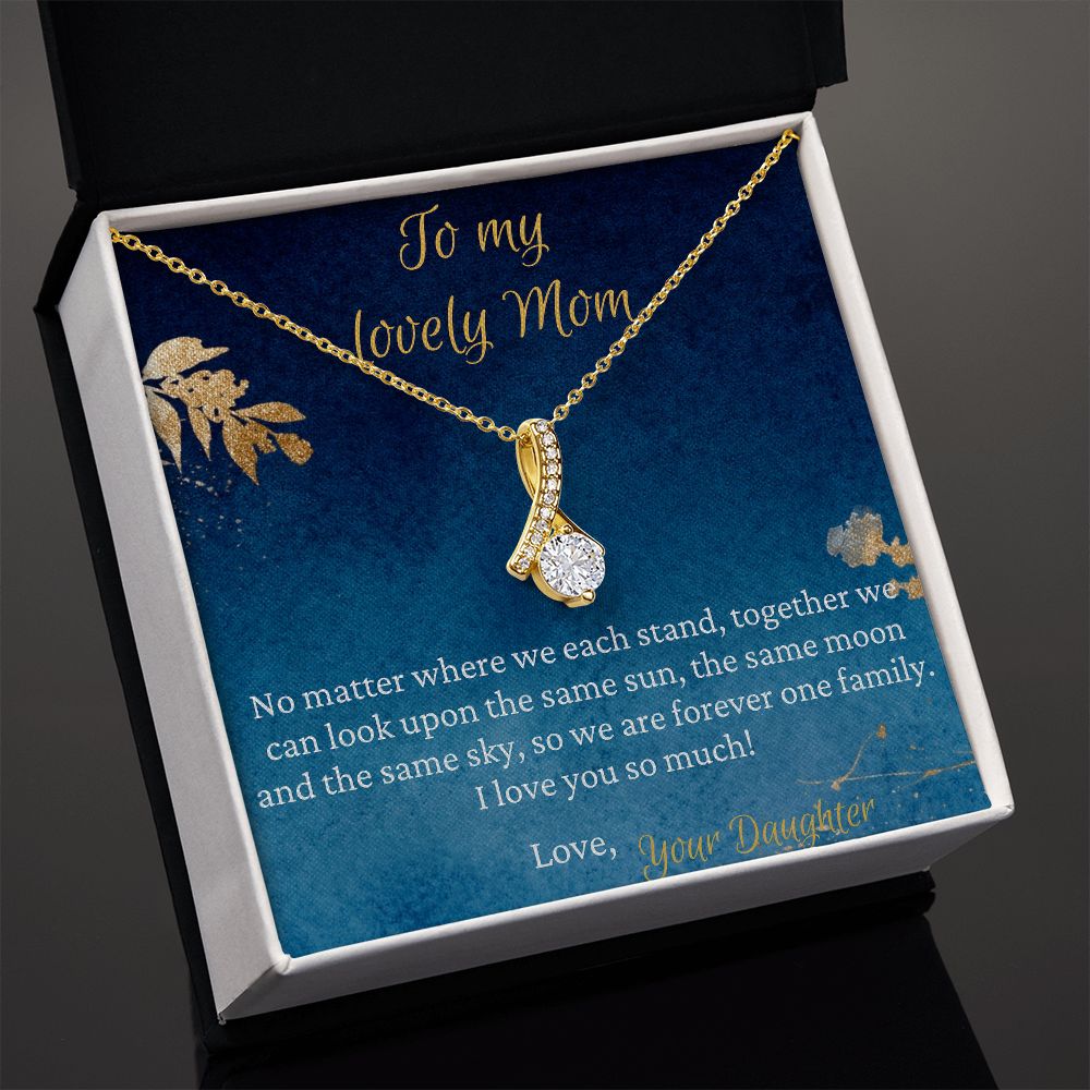 Forever One Family - Alluring Beauty Necklace For Mom