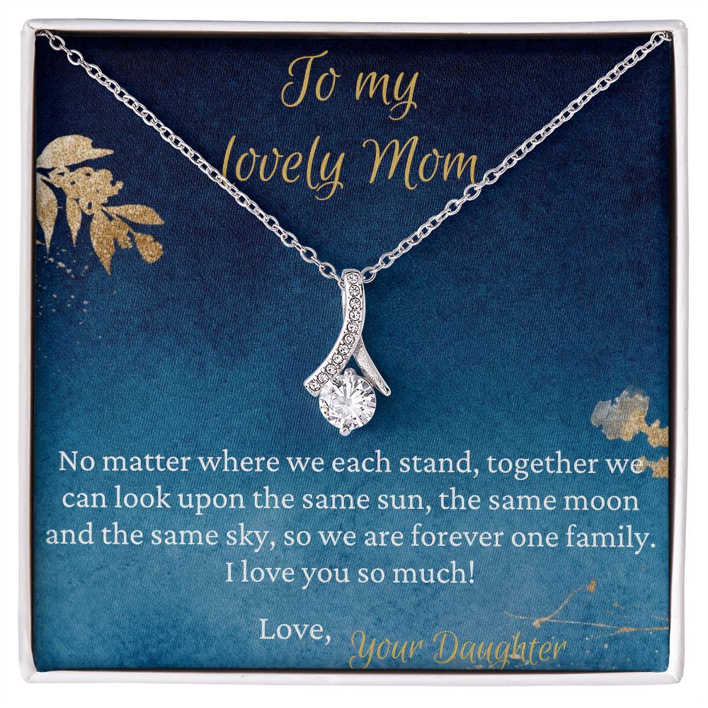Forever One Family - Alluring Beauty Necklace For Mom