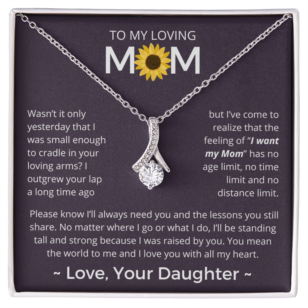 You Mean The World To Me - Alluring Beauty Necklace For Mom