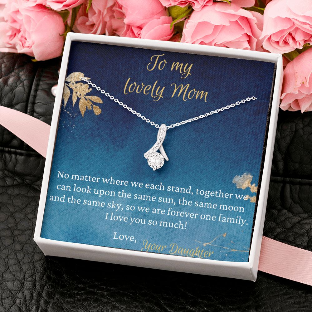 Forever One Family - Alluring Beauty Necklace For Mom