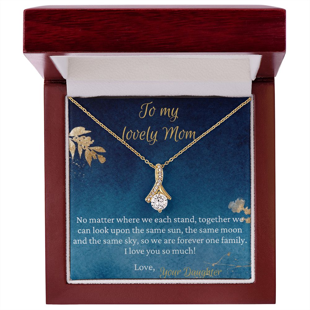 Forever One Family - Alluring Beauty Necklace For Mom