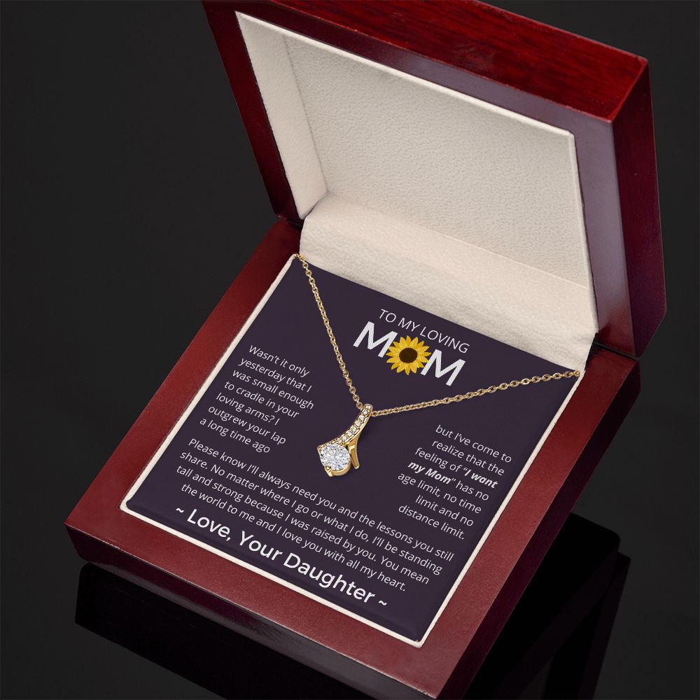 You Mean The World To Me - Alluring Beauty Necklace For Mom