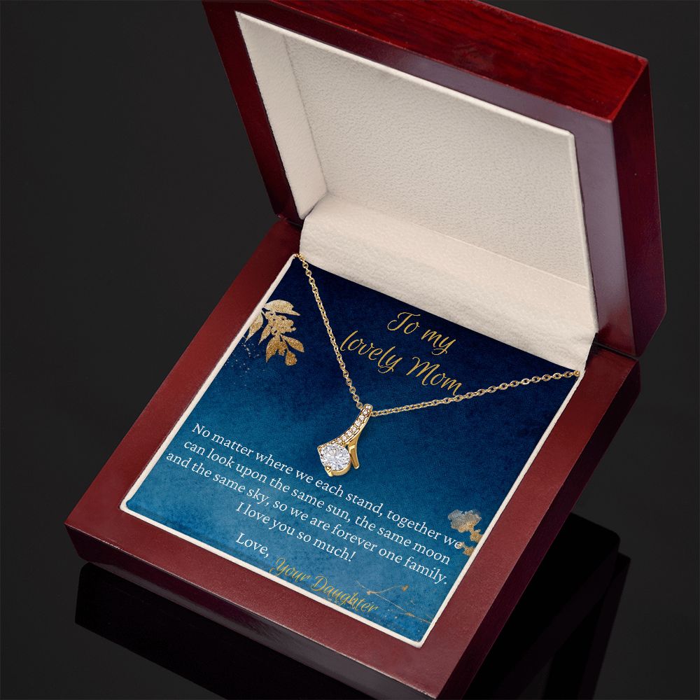 Forever One Family - Alluring Beauty Necklace For Mom