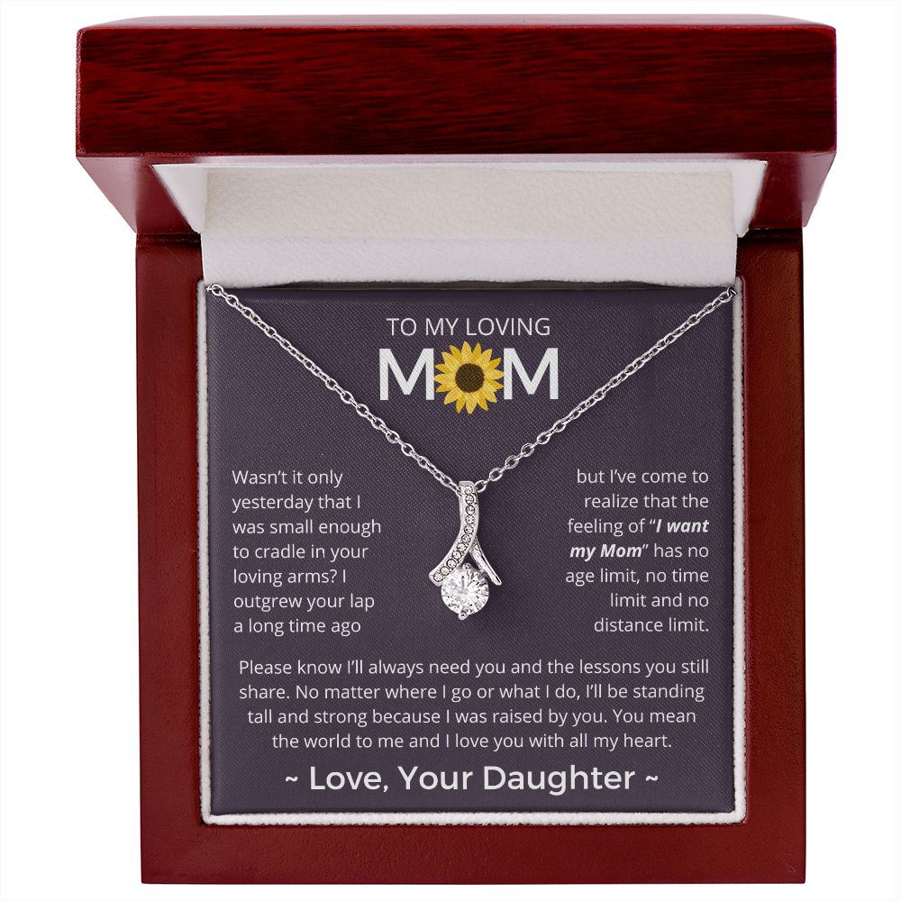 You Mean The World To Me - Alluring Beauty Necklace For Mom