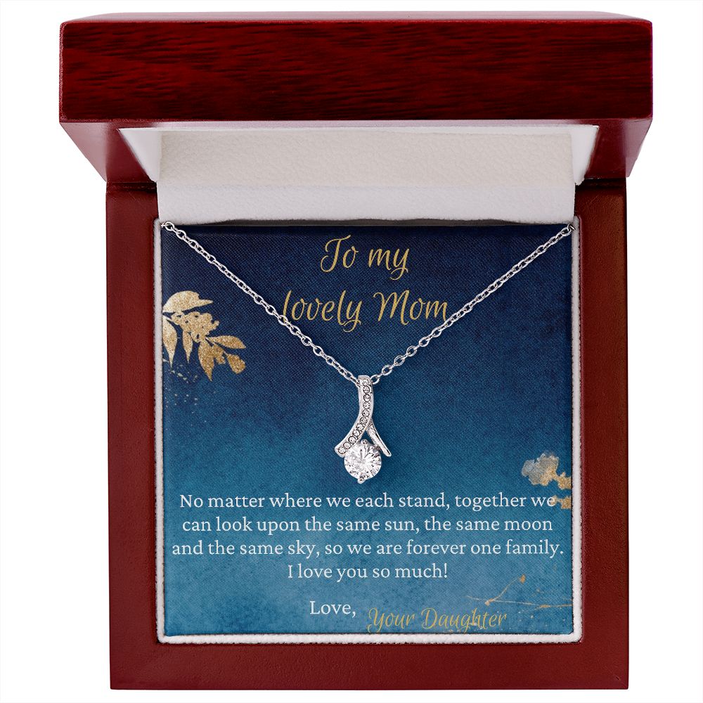 Forever One Family - Alluring Beauty Necklace For Mom