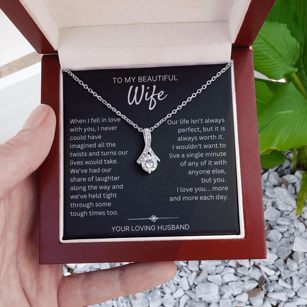 When I Fell In Love With You - Alluring Beauty Necklace For Wife