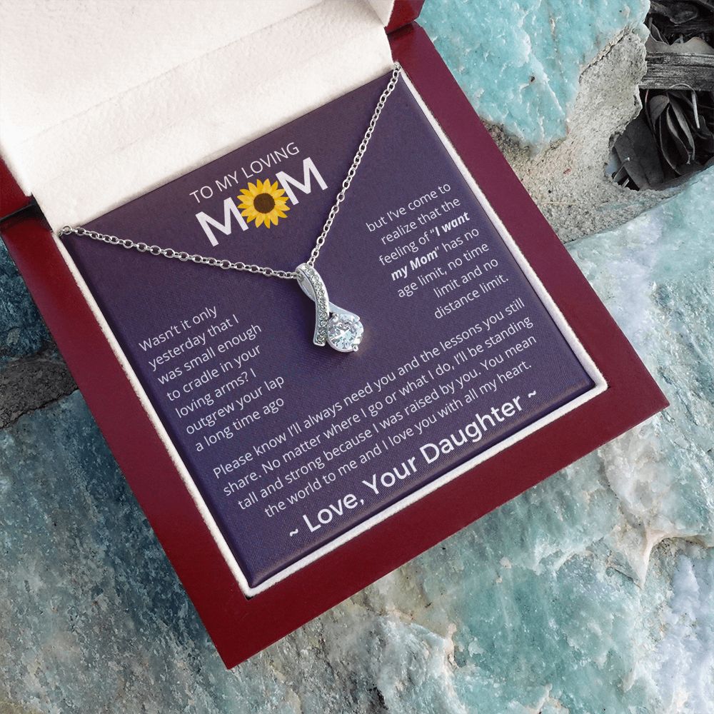 You Mean The World To Me - Alluring Beauty Necklace For Mom
