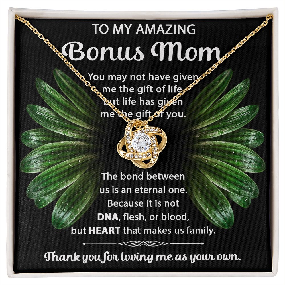 Eternal Bond - Love Knot Necklace For Bonus Mom