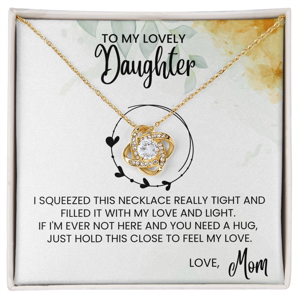 Love And Light - Love Knot Necklace For Daughter