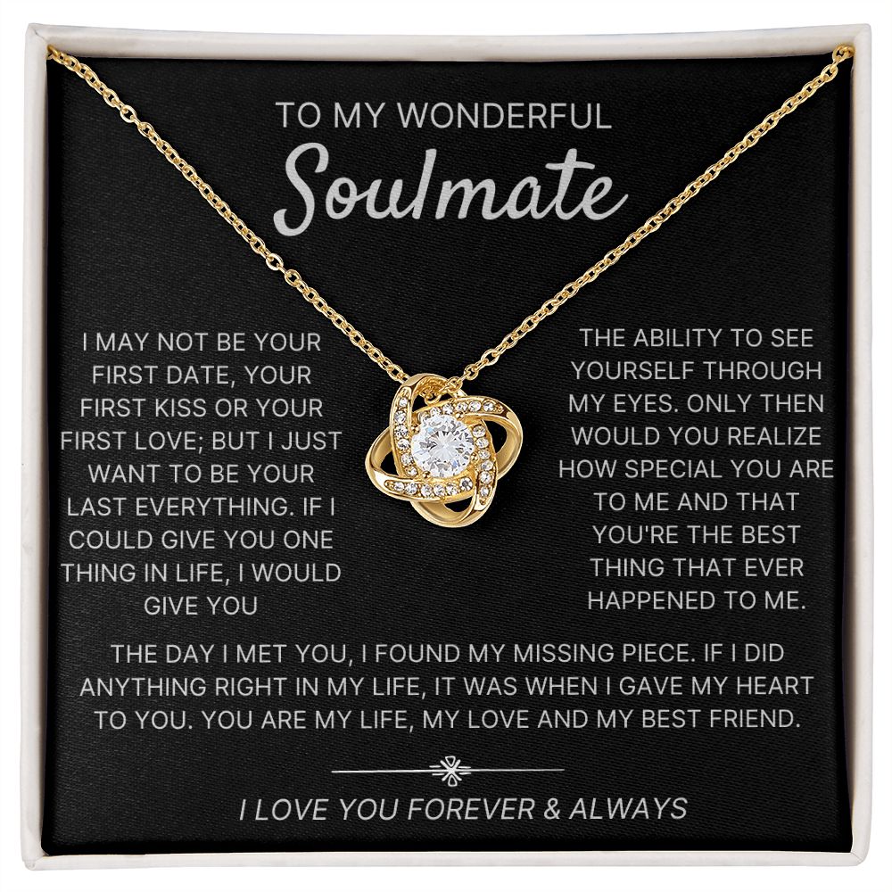 When I Gave My Heart To You - Love Knot Necklace For Soulmate