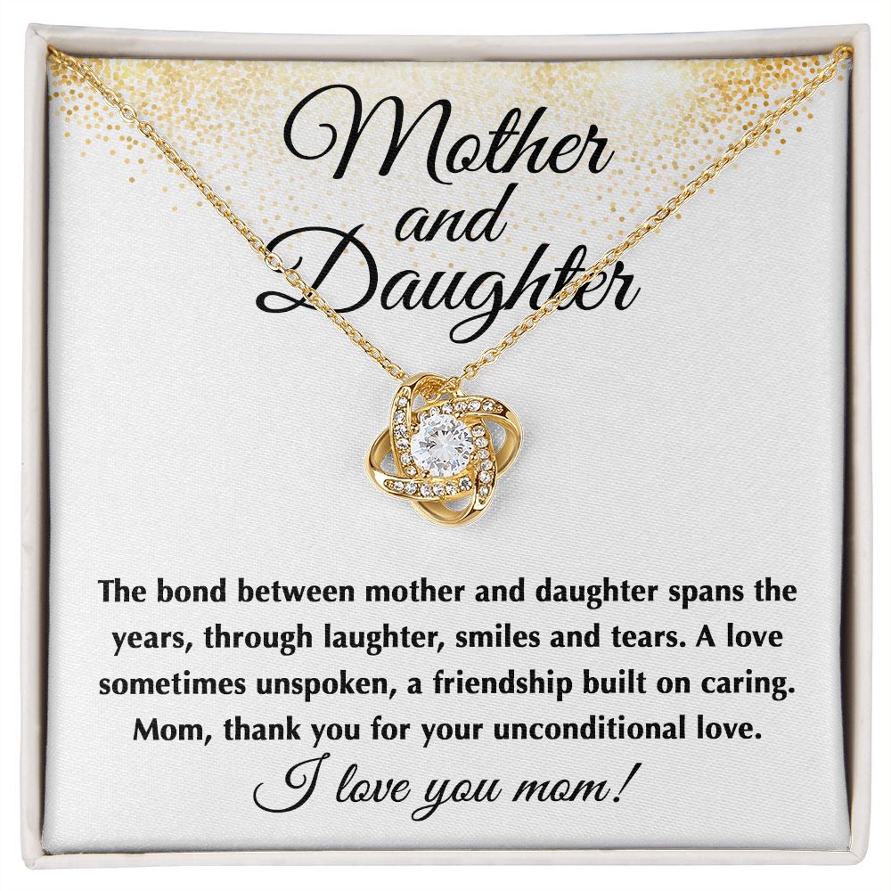 Unconditional Love - Love Knot Necklace For Mom