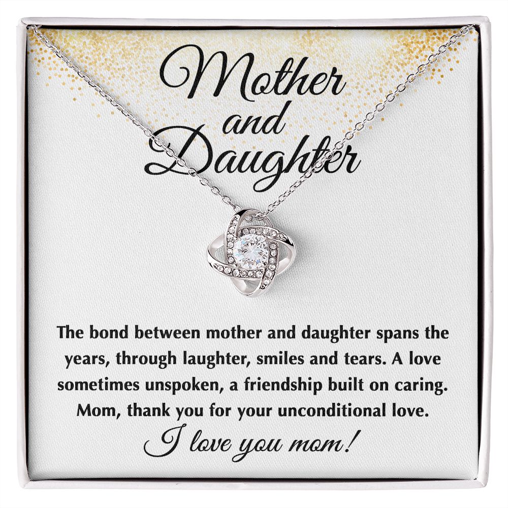 Unconditional Love - Love Knot Necklace For Mom