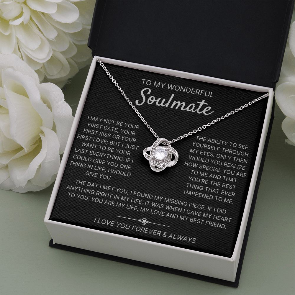 When I Gave My Heart To You - Love Knot Necklace For Soulmate