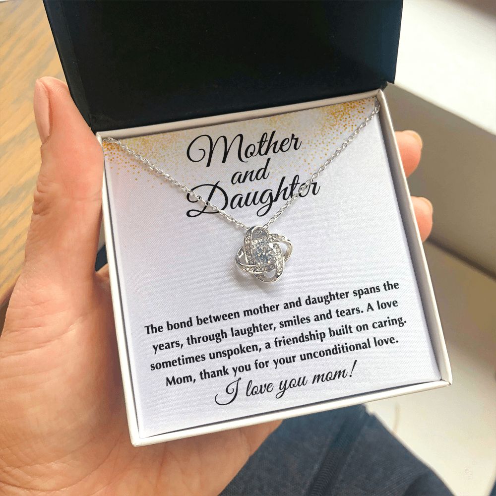 Unconditional Love - Love Knot Necklace For Mom
