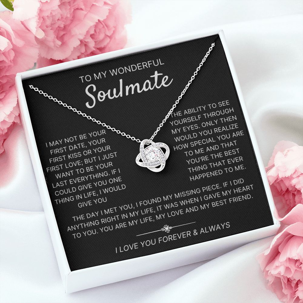 When I Gave My Heart To You - Love Knot Necklace For Soulmate