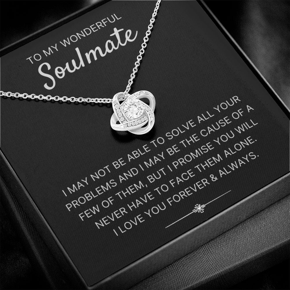 I Promise - Love Knot Necklace For Soulmate