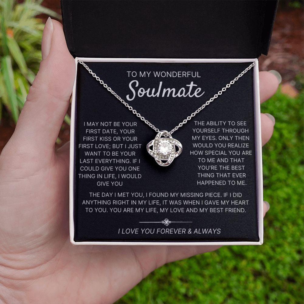When I Gave My Heart To You - Love Knot Necklace For Soulmate