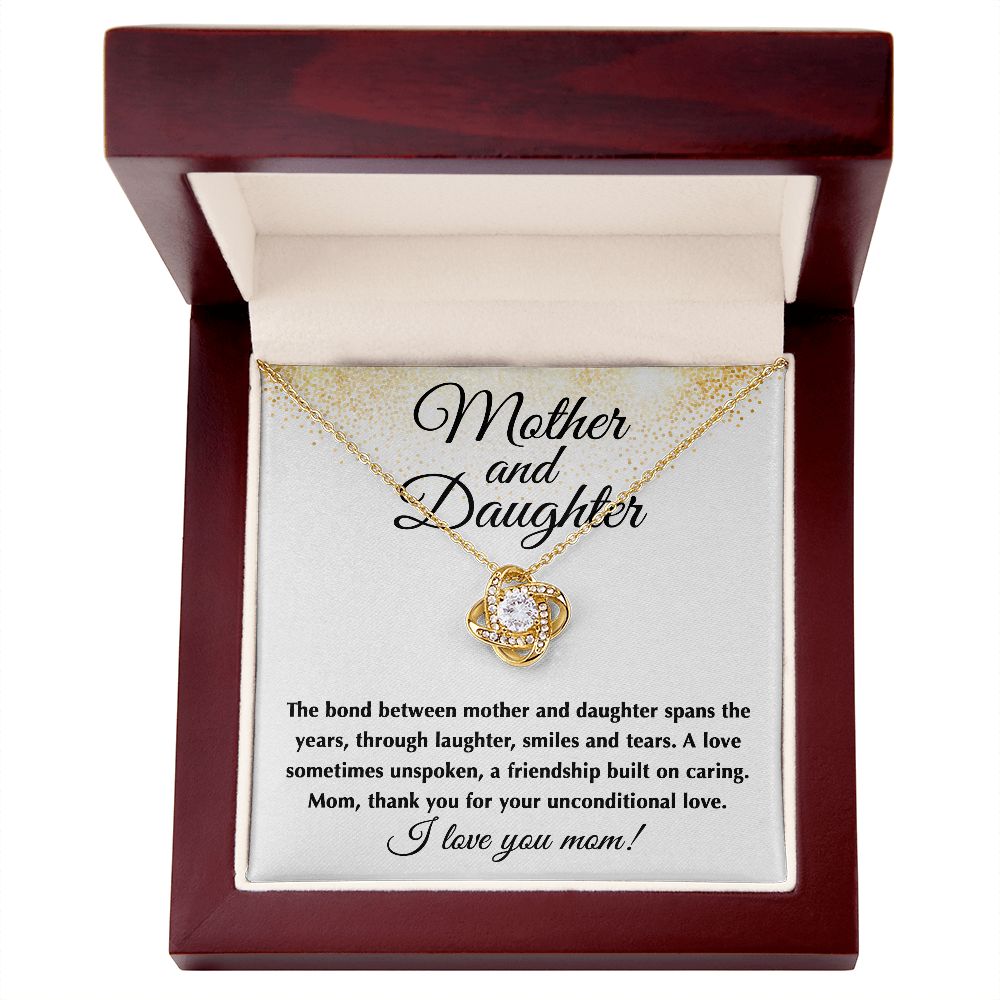 Unconditional Love - Love Knot Necklace For Mom